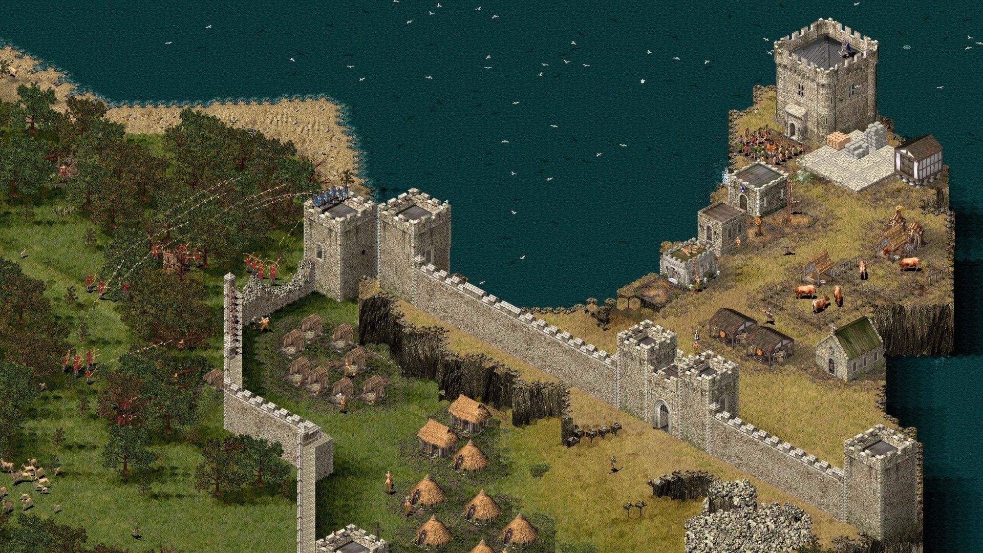 Замок на играх пс. Стронгхолд Крусейдерс 3. Stronghold 2001 замки. Стронгхолд 2 замки. Stronghold 3 замки.