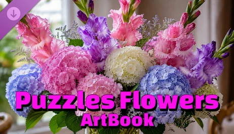 Купить Puzzles Flowers Artbook