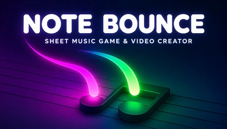 Купить Note Bounce – Sheet Music Game & Video Creator
