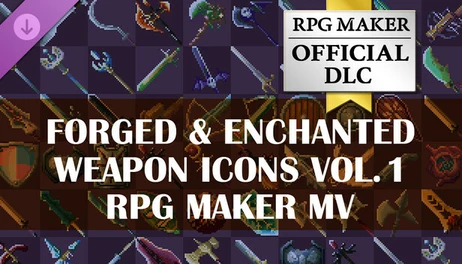 Купить RPG Maker MV - Forged and Enchanted Weapon Icons Vol1