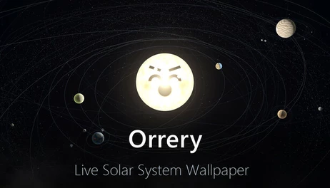 Купить Orrery: Live Solar System Wallpaper