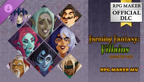Купить RPG Maker MV - Farming Fantasy Villains Character Pack