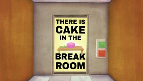 Купить There is cake in the break room