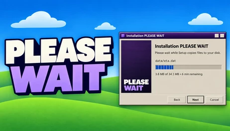 Купить PLEASE WAIT