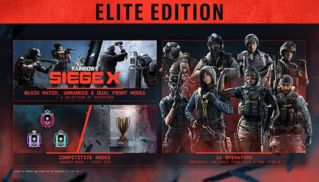 Купить Tom Clancy's Rainbow Six Siege X – Elite Edition