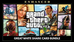 Grand Theft Auto V Enhanced & Great White Shark Card