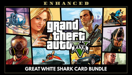 Купить Grand Theft Auto V Enhanced & Great White Shark Card