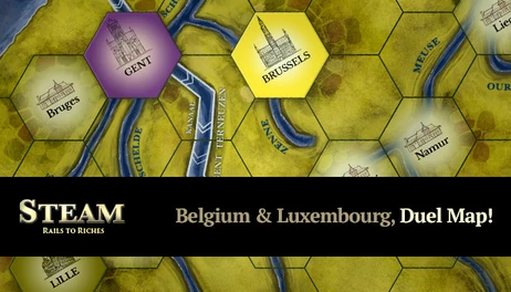 Купить Steam: Rails to Riches - Belgium & Luxembourg Map