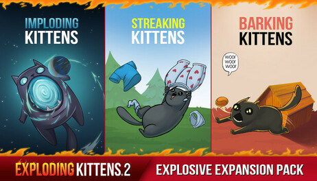 Купить Exploding Kittens 2: Explosive Expansions Pass