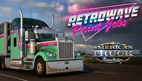 Купить American Truck Simulator - Retrowave Paint Jobs Pack