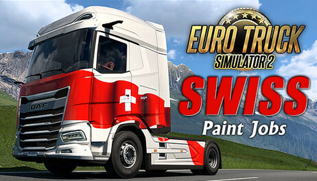 Купить Euro Truck Simulator 2 - Swiss Paint Jobs Pack