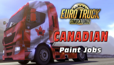 Купить Euro Truck Simulator 2 - Canadian Paint Jobs Pack