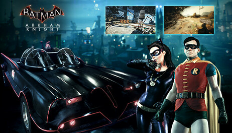 Купить Batman: Arkham Knight - Batman Classic TV Series Batmobile Pack