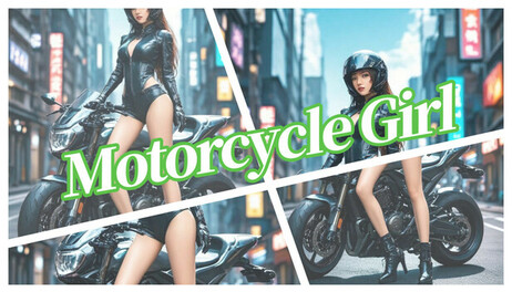Купить Motorcycle Girl