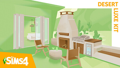 Купить The Sims 4 Desert Luxe Kit