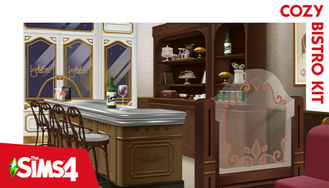 Купить The Sims 4 Cozy Bistro Kit