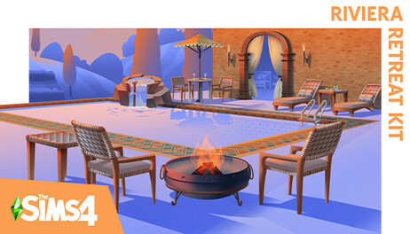 Купить The Sims 4 Riviera Retreat Kit