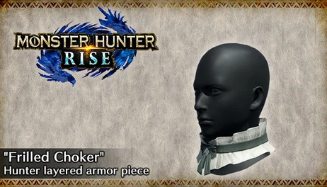 Купить Monster Hunter Rise - "Frilled Choker" Hunter layered armor piece