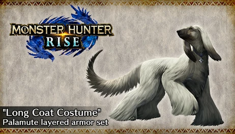Купить MONSTER HUNTER RISE - "Long Coat Costume" Palamute layered armor set
