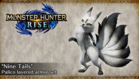 Купить MONSTER HUNTER RISE - "Nine Tails" Palico layered armor set