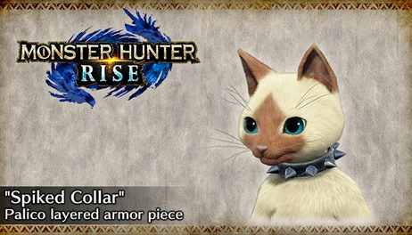 Купить MONSTER HUNTER RISE - "Spiked Collar" Palico layered armor piece