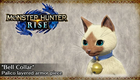 Купить MONSTER HUNTER RISE - "Bell Collar" Palico layered armor piece