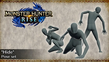 Купить MONSTER HUNTER RISE - "Hide" Pose Set