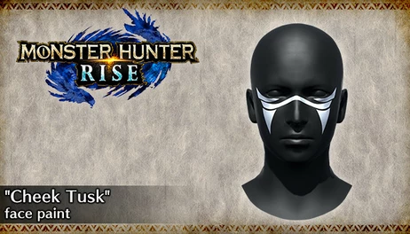 Купить MONSTER HUNTER RISE - "Cheek Tusk" face paint