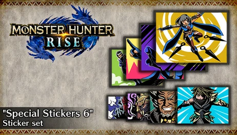 Купить MONSTER HUNTER RISE - "Special Stickers 6" Sticker set