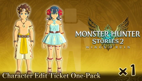 Купить Monster Hunter Stories 2: Wings of Ruin - Character Edit Ticket One-Pack