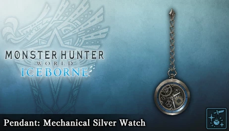 Купить Monster Hunter World: Iceborne - Pendant: Mechanical Silver Watch