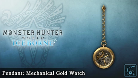 Купить Monster Hunter World: Iceborne - Pendant: Mechanical Gold Watch