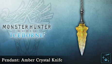 Купить Monster Hunter World: Iceborne - Pendant: Amber Crystal Knife