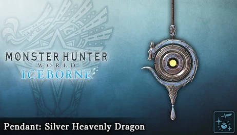 Купить Monster Hunter World: Iceborne - Pendant: Silver Heavenly Dragon