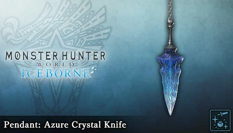 Купить Monster Hunter World: Iceborne - Pendant: Azure Crystal Knife