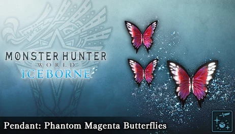 Купить Monster Hunter World: Iceborne - Pendant: Phantom Magenta Butterflies