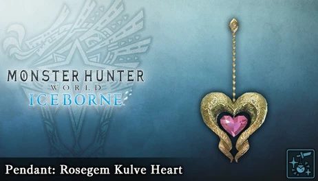 Купить Monster Hunter World: Iceborne - Pendant: Rosegem Kulve Heart