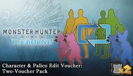 Купить Monster Hunter: World - Character & Palico Edit Voucher: Two-Voucher Pack