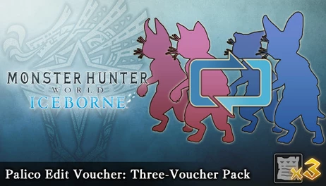Купить Monster Hunter: World - Palico Edit Voucher: Three-Voucher Pack