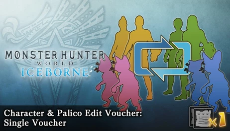 Купить Monster Hunter: World - Character & Palico Edit Voucher: Single Voucher