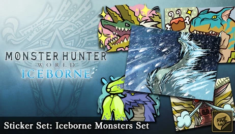 Купить Monster Hunter World: Iceborne - MHW:I Sticker Set: Iceborne Monsters Set