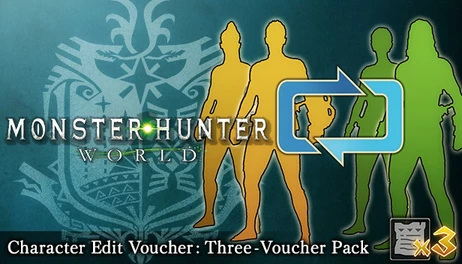Купить Monster Hunter: World - Character Edit Voucher: Three-Voucher Pack