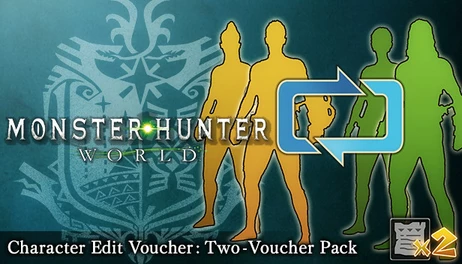 Купить Monster Hunter: World - Character Edit Voucher: Two-Voucher Pack