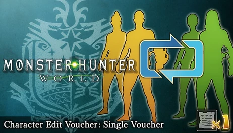 Купить Monster Hunter: World - Character Edit Voucher: Single Voucher