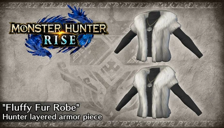 Купить Monster Hunter Rise - "Fluffy Fur Robe" Hunter layered armor piece