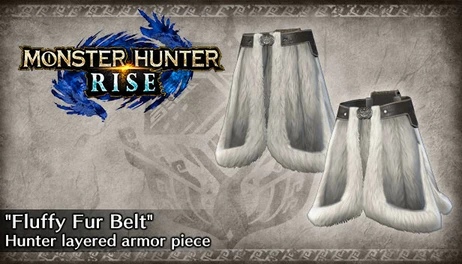 Купить Monster Hunter Rise - "Fluffy Fur Belt" Hunter layered armor piece