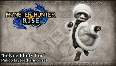 Купить Monster Hunter Rise - "Felyne Fluffy Fur" Palico layered armor set