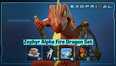 Купить Exoprimal - Zephyr Alpha Fire Dragon Set