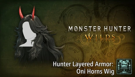 Купить Monster Hunter Wilds - Hunter Layered Armor: Oni Horns Wig