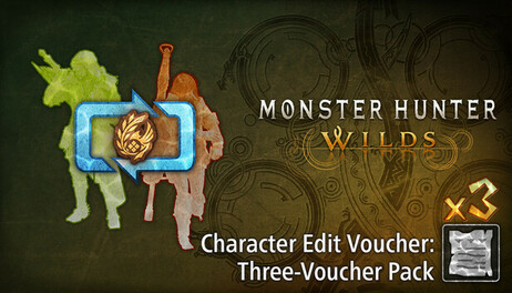 Купить Monster Hunter Wilds - Character Edit Voucher: Three-Voucher Pack